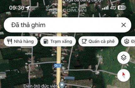 chủ gửi em lô gần bên chợ lai uyên, bàu bàng, cách qlo 13 chỉ 80m